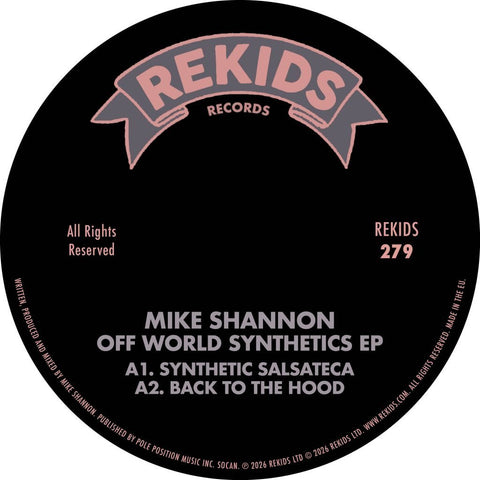 Mike Shannon - Off World Synthetics EP Vinyl - Vinyl Record