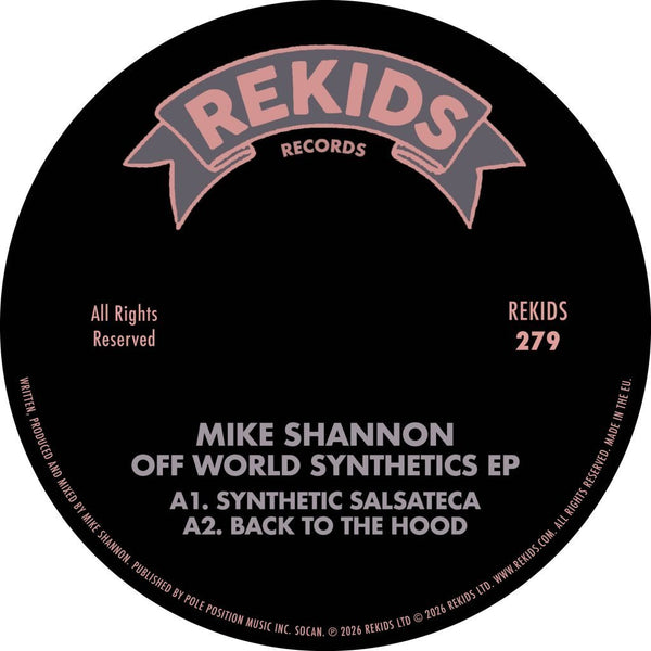 Mike Shannon - Off World Synthetics EP Vinyl