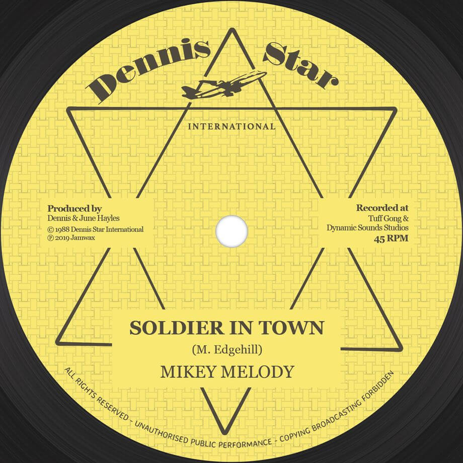 Mikey Melody - Soldier In Town Vinyl