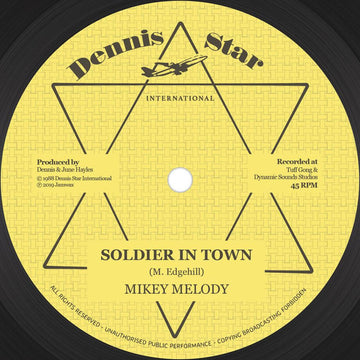Mikey Melody - Soldier In Town Vinyl Vinly Record