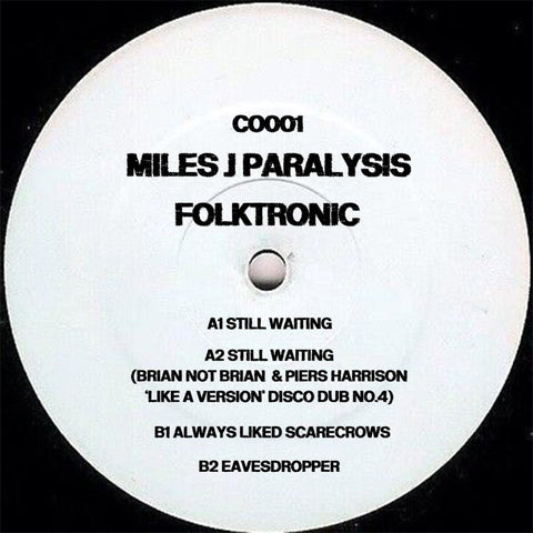Miles J. Paralysis - Folktronic EP Vinyl - Vinyl Record