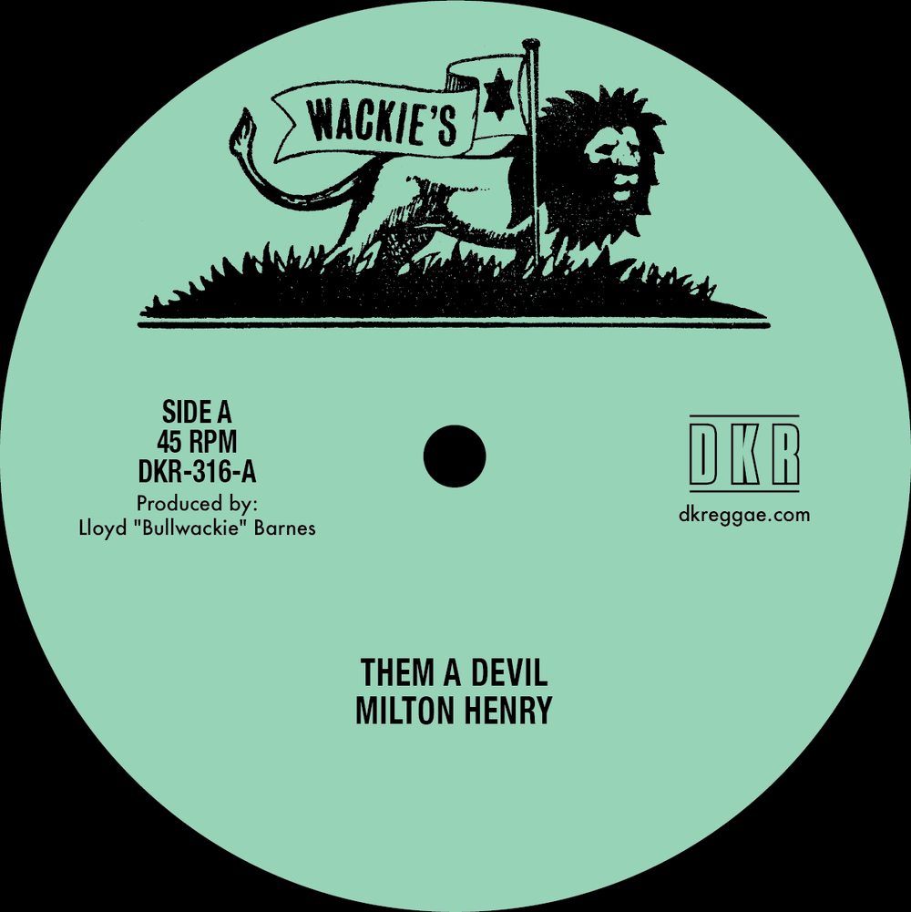 Milton Henry / Jerry Johnson - Them a Devil / Make It Right ('24 Mix) Vinyl