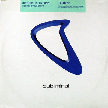 Ministers De - La - Funk Featuring Jocelyn Brown - Believe Vinyl Vinly Record