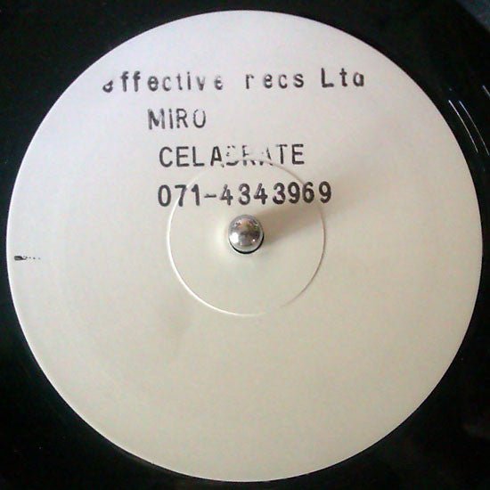 Miro Featuring Eddy - Celebrate Vinyl