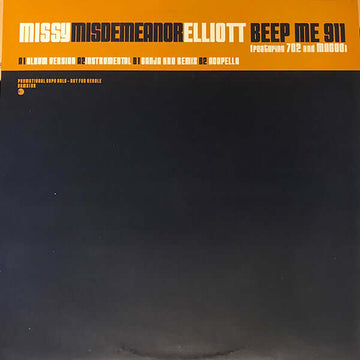 Missy Elliott - Beep Me 911 Vinyl Vinly Record