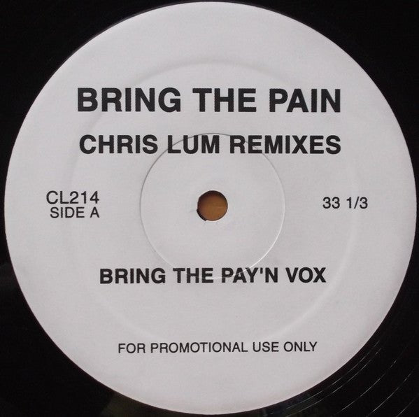 Missy Elliott - Bring The Pain Vinyl