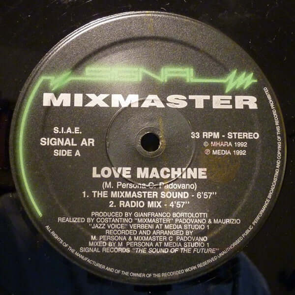 Mixmaster - Love Machine Vinyl