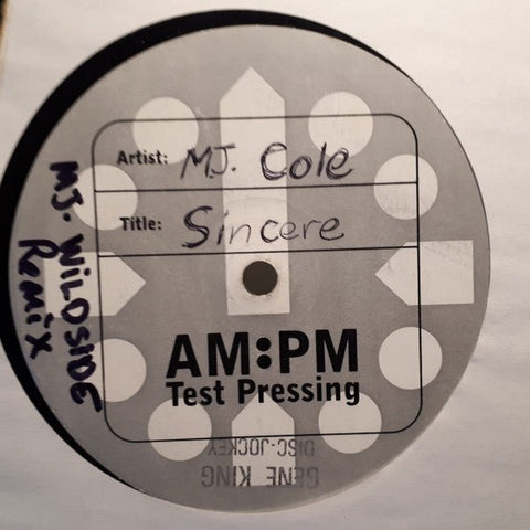 MJ Cole - Sincere Vinyl - Vinyl Record