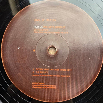 Modaji - Pre - Sets Sampler Limited Edition Vinyl Vinly Record