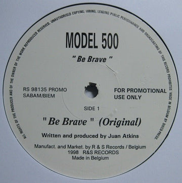 Model 500 - Be Brave Vinyl Vinly Record