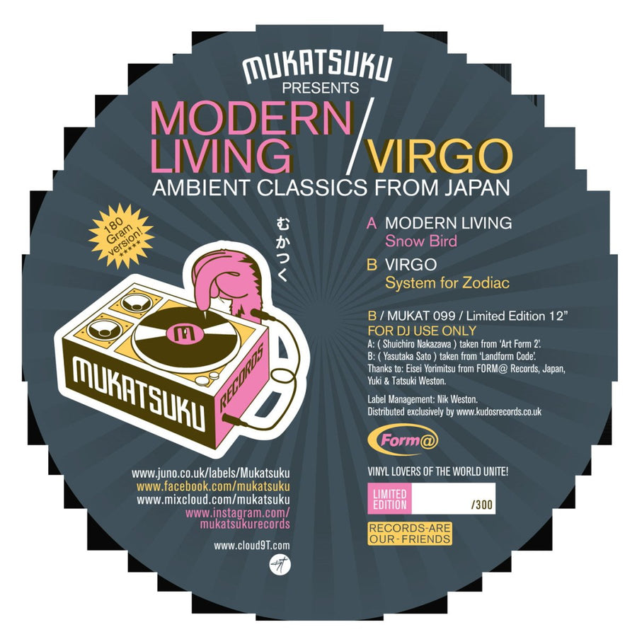 Modern Living & Virgo - Mukatsuku Presents: Ambient Classics From Japan