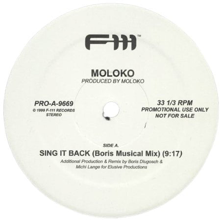 Moloko - Sing It Back (Remixes) Vinyl