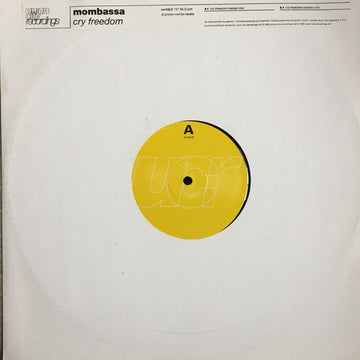 Mombassa - Cry Freedom Vinyl Vinly Record