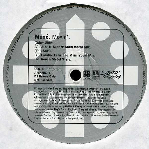 Moné - Movin' Vinyl - Vinyl Record