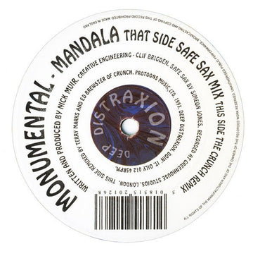 Monumental - Mandala Vinyl Vinly Record