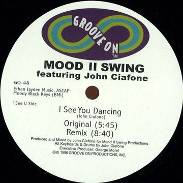Mood II Swing Featuring John Ciafone - I See You Dancing Vinyl Vinly Record