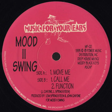 Mood II Swing - Move Me Vinyl Vinly Record