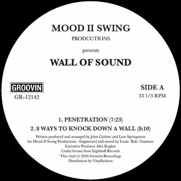 Mood II Swing presents Wall Of Sound - Penetration Vinyl