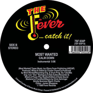 Most Wanted - Calm Down Vinyl Vinly Record