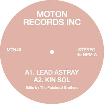 Moton Records Inc - The Patchouli Brothers Edits Vinyl Vinly Record