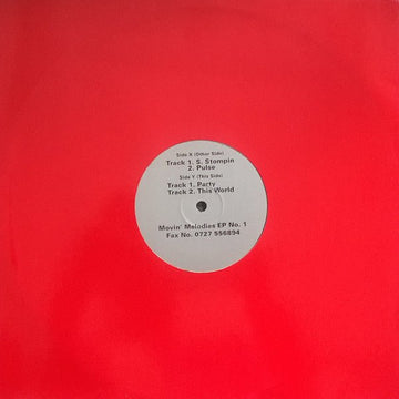 Movin' Melodies - EP No. 1 Vinyl Vinly Record