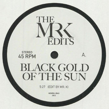 Mr K - Black Gold Of The Sun Vinyl Vinly Record