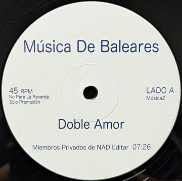NAD - Doble Amor / Haz Lo Tuyo Vinyl Vinly Record