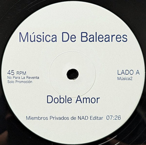 NAD - Doble Amor / Haz Lo Tuyo Vinyl - Vinyl Record