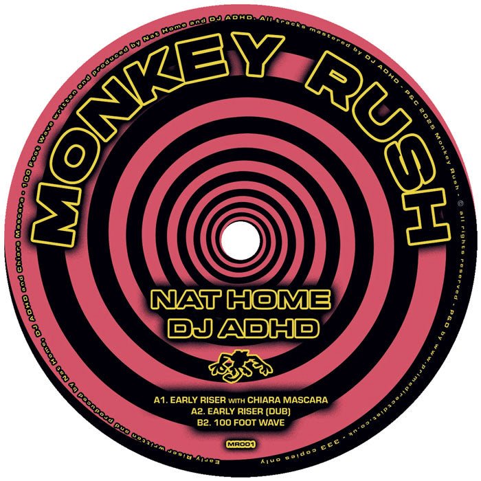 Nat Home / DJ ADHD - Early Riser / 100 Foot Wave Vinyl