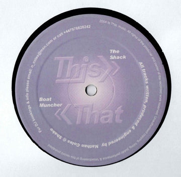 Nathan Coles - The Shack Vinyl Vinly Record