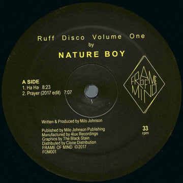 Nature Boy - Ruff Disco Volume One Vinyl Vinly Record