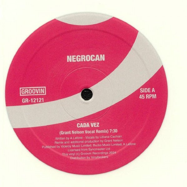 Negrocan - Cada Vez Vinyl