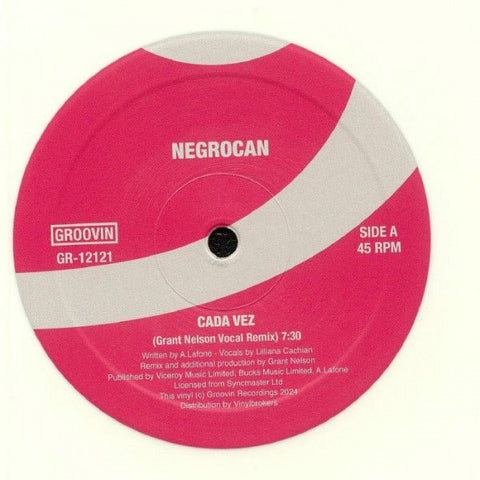 Negrocan - Cada Vez Vinyl - Vinyl Record