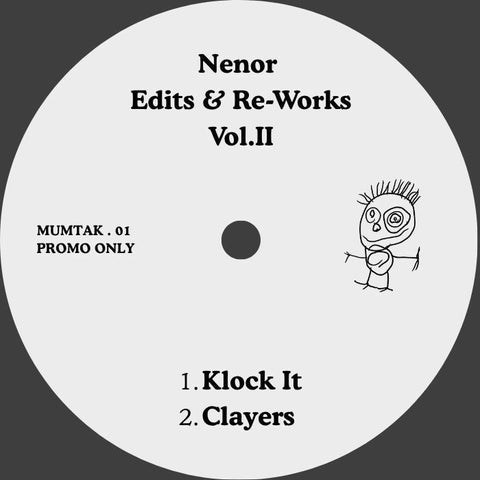 Nenor - Edits & Re - Works Vol 2 Vinyl - Vinyl Record