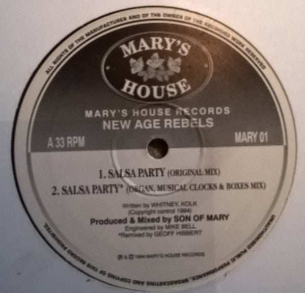 New Age Rebels - Salsa Party / Raise Your Hands Vinyl