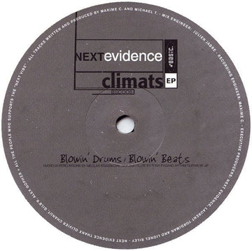 Next Evidence - Climats EP Vinyl Vinly Record
