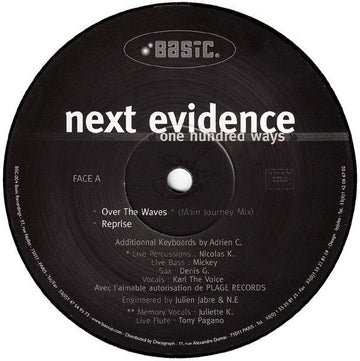 Next Evidence - One Hundred Ways Vinyl Vinly Record
