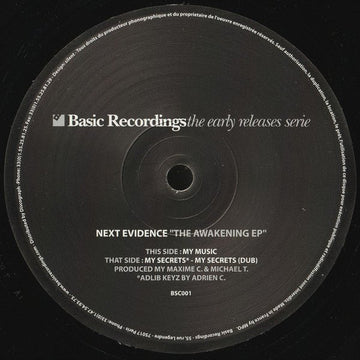 Next Evidence - The Awakening EP Vinyl Vinly Record