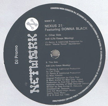 Nexus 21 Featuring Donna Black - Still (Life Keeps Moving) Vinyl Vinly Record