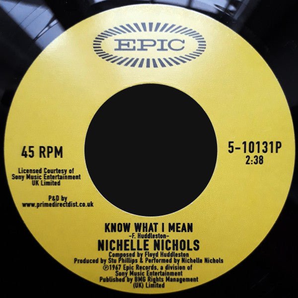 Nichelle Nichols - Know What I Mean / Why Don't You Do Right? Vinyl
