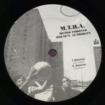 Nick Holder / Troy Brown - M.T.H.A. (Metro Toronto House'n Authority) Vinyl Vinly Record