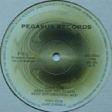 Nobody - Keep Hot Vinyl Vinly Record