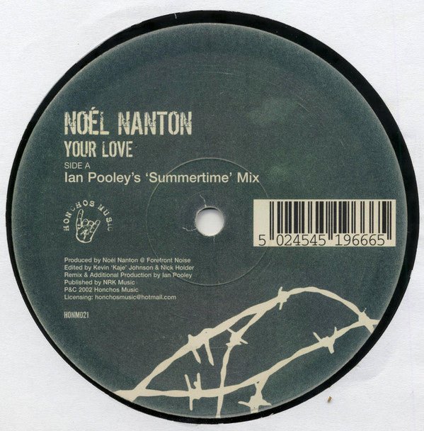 Noel Nanton - Your Love Vinyl