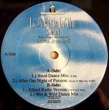 Norma Jean Bell - Love Me In The Rain Vinyl Vinly Record