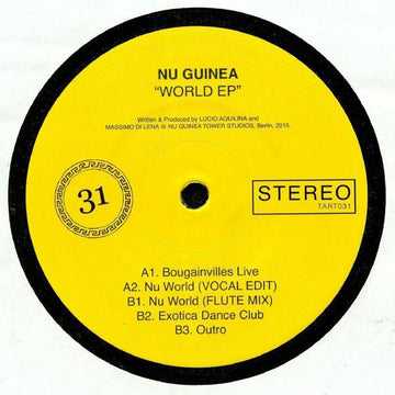 Nu Guinea - World EP Vinyl Vinly Record