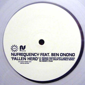 NUfrequency Feat. Ben Onono - Fallen Hero Vinyl Vinly Record