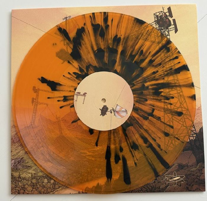 Ochre - Oversail (Orange & Black Splatter Repress) Vinyl