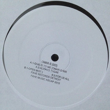 Omar - S - 003 Vinyl Vinly Record