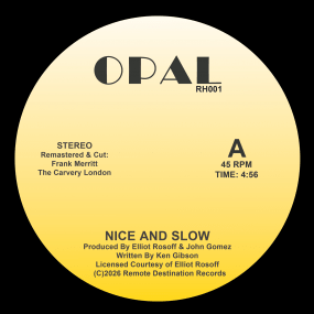 Opal - Nice And Slow Vinyl