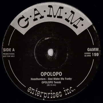 Opolopo - God Make Me Funky Vinyl Vinly Record
